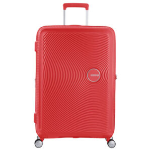 American Tourister Soundbox - 4-Rollen-Trolley 67 cm erw. coral red