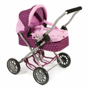 BAYER CHIC 2000 Mini-Kuschelwagen SMARTY Dots Brombeere