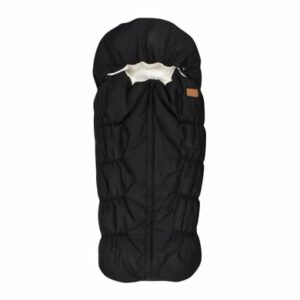 BEABA® Fußsack schwarz Fleecefutter weiß 6M bis 24M