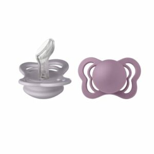 BIBS® Schnuller Couture Fossil Grey & Mauve Silikon 0-6 Monate