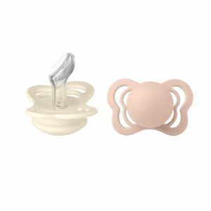 BIBS® Schnuller Couture Ivory / Blush Silikon 0-6 Monate