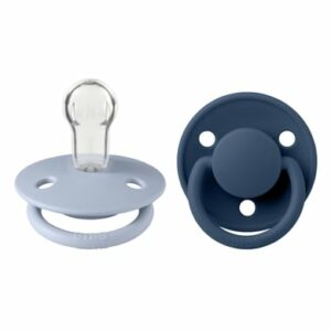 BIBS® Schnuller De Lux Dusty Blue & Steel Blue 0-36 Monate