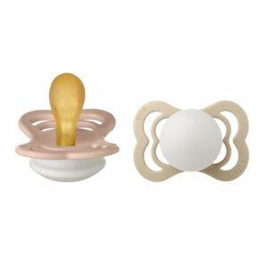 BIBS® Schnuller Supreme Blush und Vanilla Glow Latex 0-6 Monate