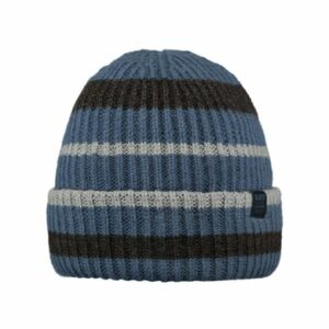 Barts Mütze Larrey Beanie Blau/Schwarz/Grau