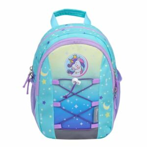 Belmil Kindergartenrucksack Mini Kiddy Kindergartenrucksack für 1-3 Jährige Kinder mit Brustgurt Cute Unicorn