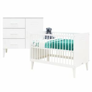 Bopita Babyzimmer Locker 2-teilig 60 x 120 cm weiß