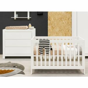 Bopita Babyzimmer Thijn 2-teilig 60 x 120 cm weiß