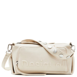 Desigual Half Logo Urus - Schultertasche 22 cm crudo