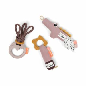 Done by Deer™ Tiny toys Geschenkset Deer friends - Rosa