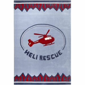 Esprit Kinderteppich Heli Rescue blau