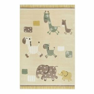 Esprit Kinderteppich Lucky Zoo 2.0 beige