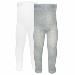 Ewers Strumpfhose 2er-Pack Uni sweater grau melange