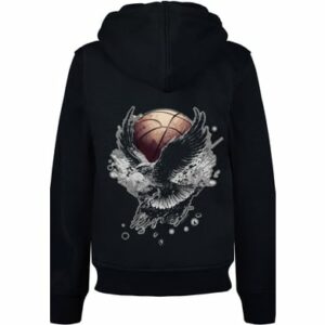 F4NT4STIC Hoodie Basketball Adler schwarz