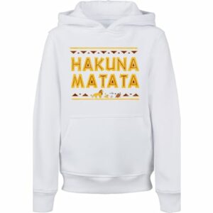 F4NT4STIC Hoodie Disney König der Löwen Hakuna Matata The Lion King weiß