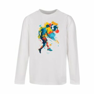 F4NT4STIC Longsleeve Shirt Fußballer bunt weiß