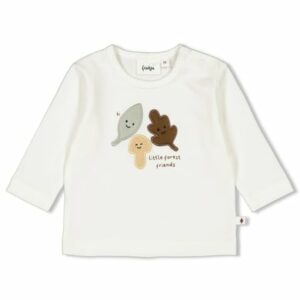 Feetje Langarmshirt AOP Little Forest Friends Natur