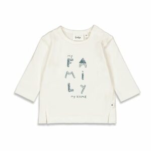 Feetje Langarmshirt Family Offwhite