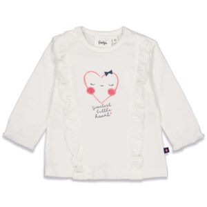 Feetje Langarmshirt Sweetest Sweetheart Offwhite