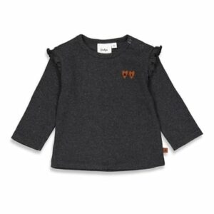 Feetje Langarmshirt Wild Antraciet Melange