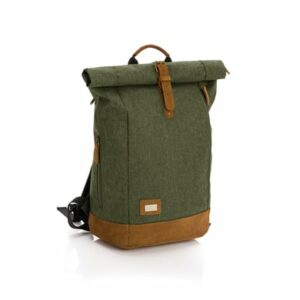 Fillikid Wickelrucksack Rolltop Berlin Grün Melange