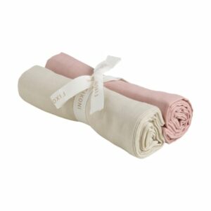 Fixoni Musselintücher 2er Pack Misty Rose