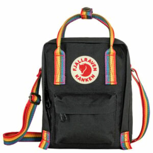 Fjällräven Kanken Rainbow Sling - Umhängetasche 20 cm black-rainbow pattern