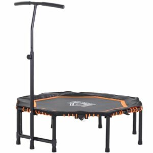 HOMCOM Fitness-Trampolin für Kinder und Erwachsene orange/schwarz