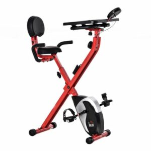 HOMCOM Heimtrainer mit 8 Stufen rot