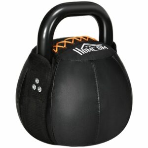 HOMCOM Kettlebell mit Griff schwarz