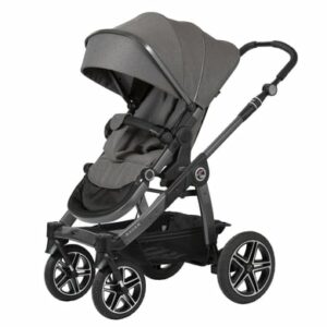 Hartan Kinderwagen Racer GTX mit Handbremse Casual Collection stardust (902) Gestellfarbe platin