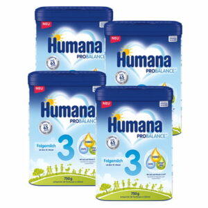 Humana Folgemilch 3 4x 750g ab dem 10. Monat