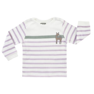 JACKY Langarmshirt WOODLAND TALE off-white / ringel