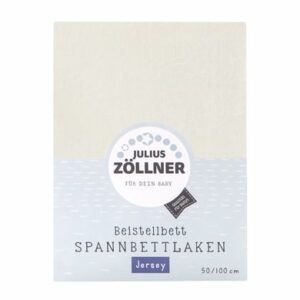 JULIUS ZÖLLNER Spannbettlaken für Beistellbetten ecru 50 x100 cm