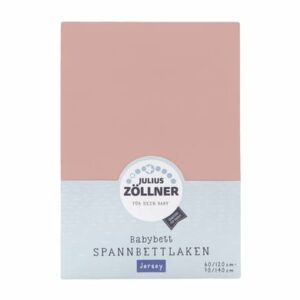 JULIUS ZÖLLNER Spannbetttuch Jersey blush 70 x 140 cm