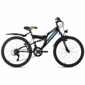 KS Cycling Kinder-Mountainbike ATB 24'' Zodiac RH 38 cm schwarz-grün