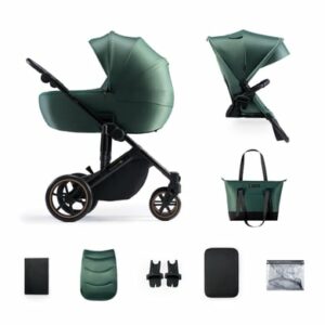 Kinderkraft Kombikinderwagen PRIME 2 2 in 1 Dark Green