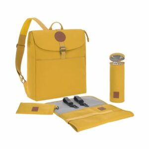 LÄSSIG Wickelrucksack GRE Backpack Adventure lemon curry