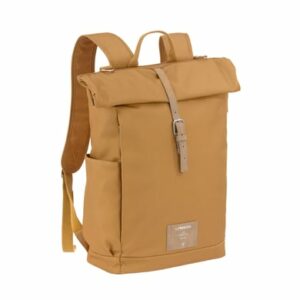 LÄSSIG Wickelrucksack Rolltop Backpack curry