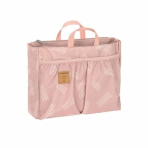 LÄSSIG Wickeltasche Casual Multitalent Organizer Soft Stripes rose