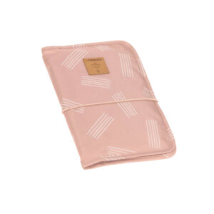 LÄSSIG Windeltasche Casual Changing Pouch Soft Stripes rose