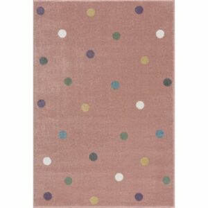 LIVONE Kinderteppich Happy Rugs Wheel rosa/multi