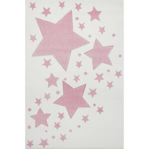 LIVONE Spiel- und Kinderteppich Kids Love Rugs Starline creme/rosa 120 x 170 cm