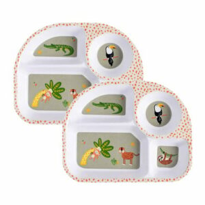 Ladelle Kinder Esslernteller Jungle 27 x 21 x 2