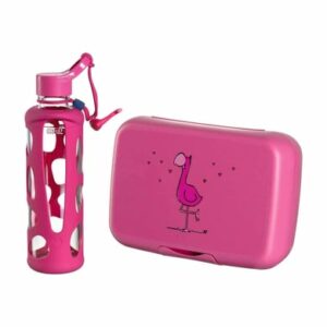 Leonardo Lunchset Bambini 2er Set rosa