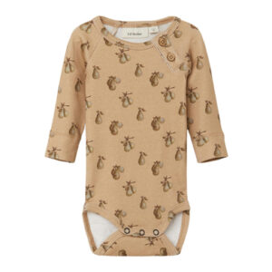 Lil'Atelier Langarmbody Nbmgeo Warm Sand