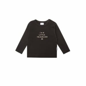 Liliput Langarmshirt Little Traveller anthrazit