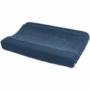 MEYCO Wickelauflagenbezug Waffel Teddy - Indigo - 50 x 70 cm