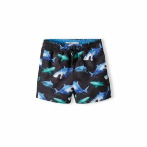 MINOTI Badeshorts Schwarz/Blau/Grün