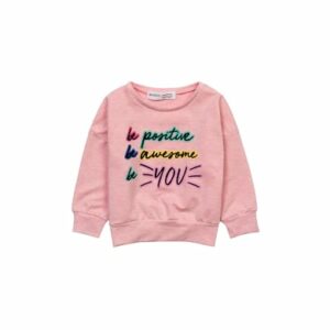 MINOTI Sweatshirt BE YOU Hellrosa