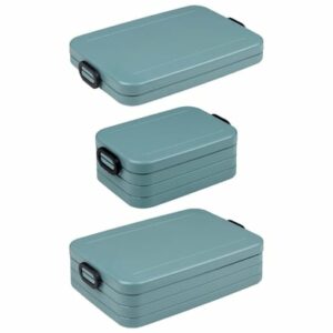 Mepal Lunchboxen Large Midi Flat Take a Break 3er Set türkis